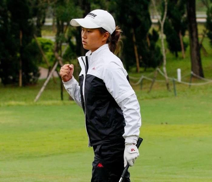 蔡欣恩第18洞勝利切桿,以一桿之差獲得職業生涯首冠。大會提供