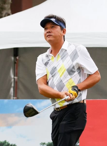 林文科71桿(-1),暫時並列第四。葉勇宏攝影