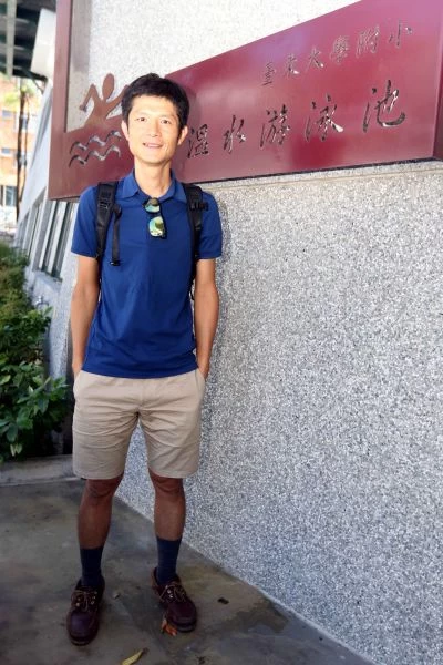 脫下戰袍的范老師。林嘉欣/攝影。