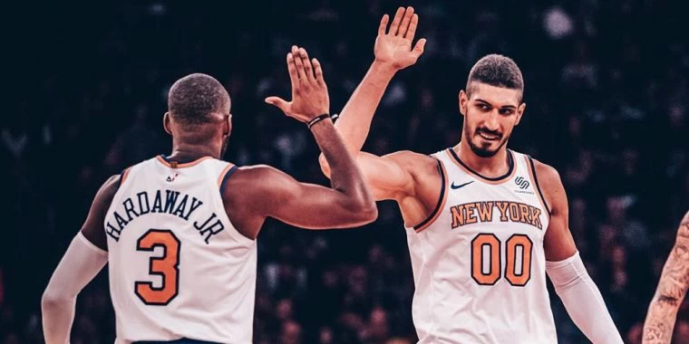 ▲尼克主場迎戰衛冕軍勇士。(圖/翻攝自@nyknicks推特)