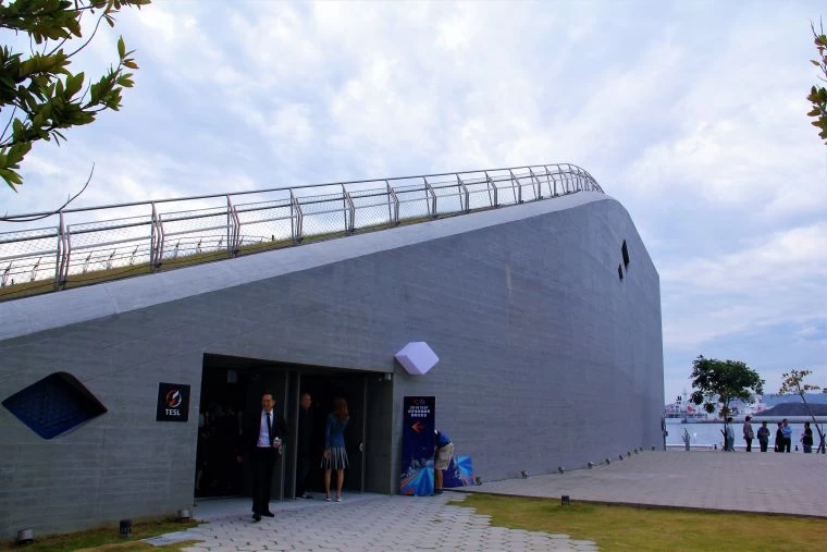 本次記者會場地選在TESL於海音中心打造的電競館,海音中心為高雄未來推動流行音樂與電競產業的重鎮。
