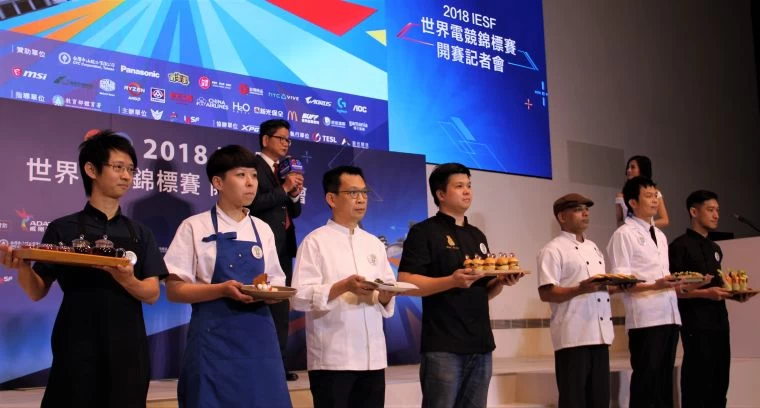 高雄市政府農業局結合在地綠色友善餐廳與農產籌備IESF招待國外嘉賓的特色餐點。