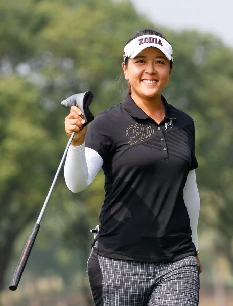 林子麒以兩回合總桿138桿(-6),暫獨居第三位。葉勇宏攝
