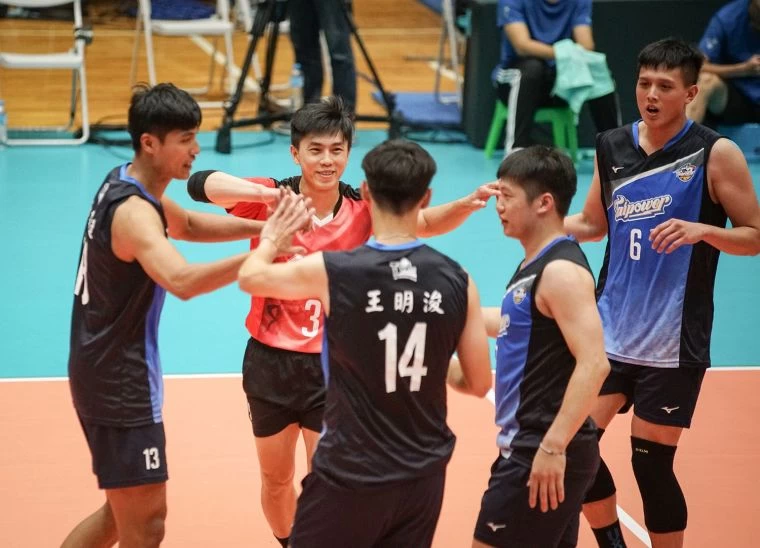 台電男排也打下六連勝。中華排協提供