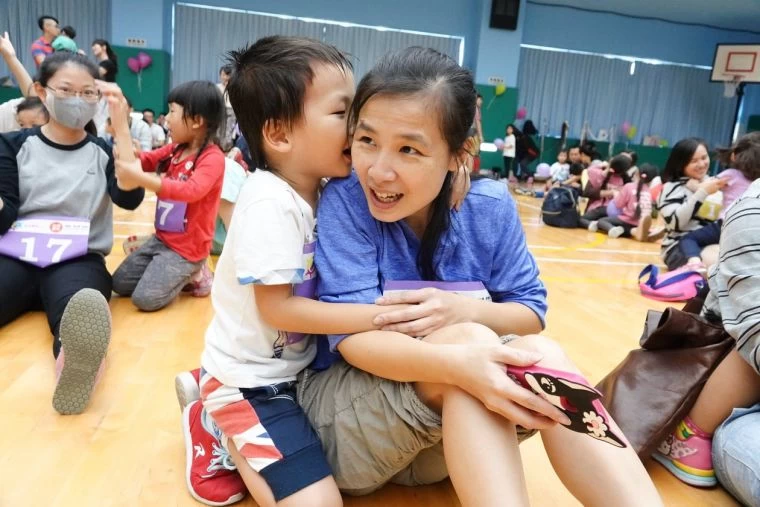 親子運動能促進親子之間的感情。大會提供