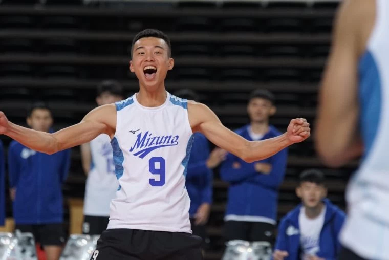MIZUNO高偉誠表現不錯,可惜仍無法攻克台電。中華民國排球協會提供