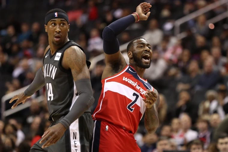 沃爾(John Wall)近五場場均23.2分。法新社