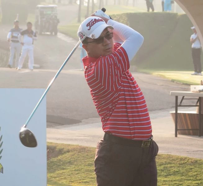 林添順狂抓7鳥、1鷹,打出生涯在正式比賽最低桿63桿(-9),並追平台南球場紀錄。
