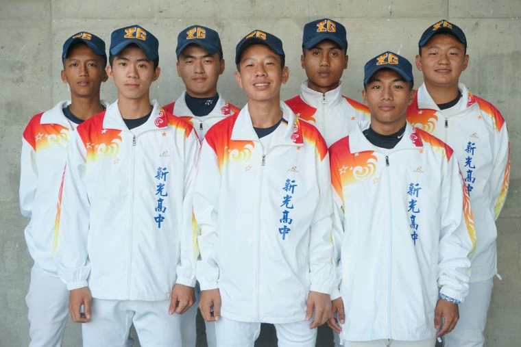 蕭任汶總教練帶領新光高中棒球隊出席南一場企業贊助說明會。神準國際行銷提供