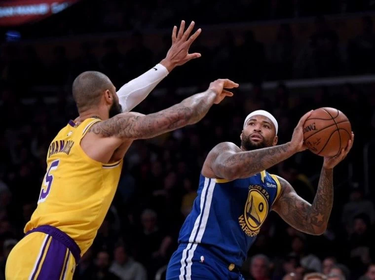 表弟(DeMarcus Cousins)回歸後，讓勇士五星先發全到齊。法新社