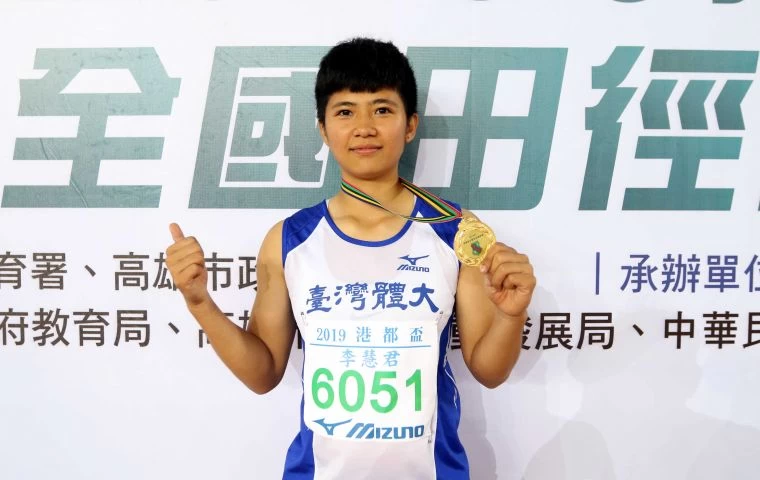 李慧君57公尺15打破女子標槍全國紀錄。林嘉欣/攝影。