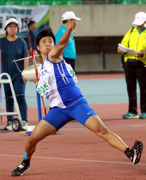 李慧君57公尺15打破女子標槍全國紀錄。林嘉欣/攝影。