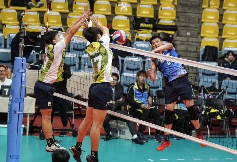 台電打下本賽季第22場勝利。中華民國排球協會提供