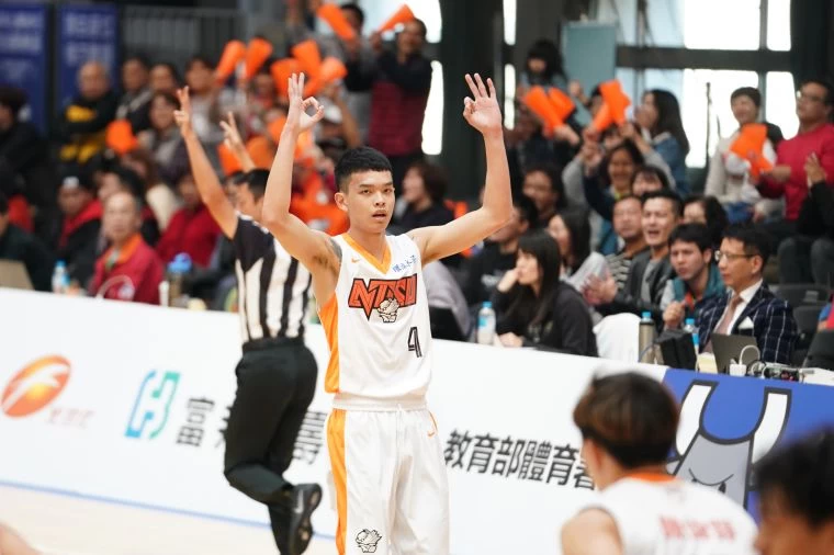 國體菜鳥陳俊男三分球9投中4攻下18分,雙寫本季初入UBA新高。大會提供