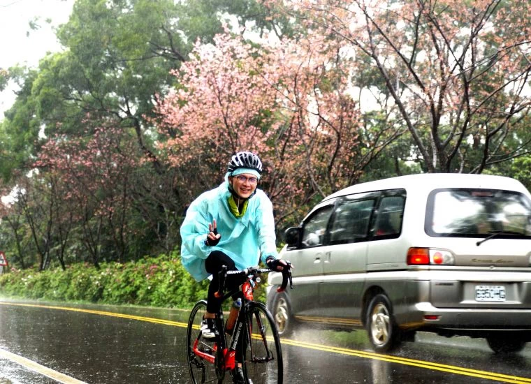 扶輪盃北海櫻木花道自行車挑戰。中華民國自行車騎士協會/提供。