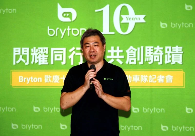 Bryton董事長王聖慜。林嘉欣/攝影。