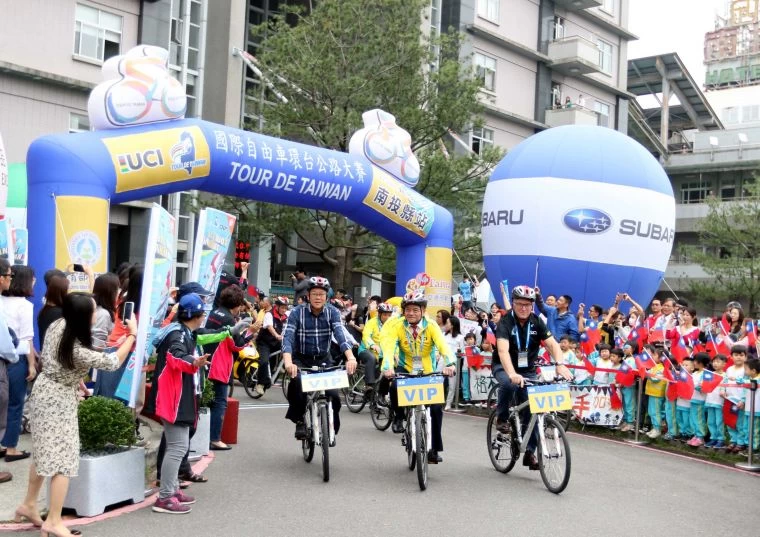 2019年國際自由車環台公路大賽第四站。中華民國自由車協會/提供。