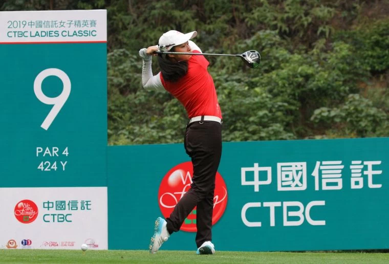 第一回合業餘吳佳晏（-2）70桿並列第十二。鍾豐榮攝