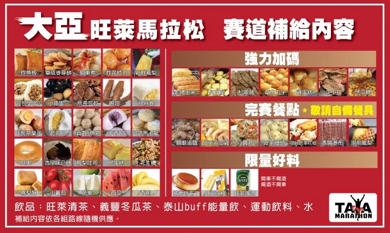 澎拜的補給。大會提供