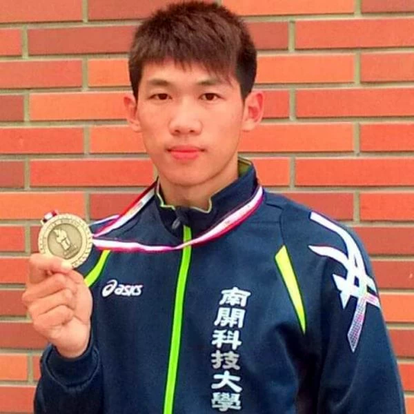 洪偉翔本是拳擊選手。蔡智明/提供。