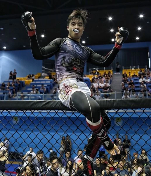 廖翔也是散打選手。大會提供