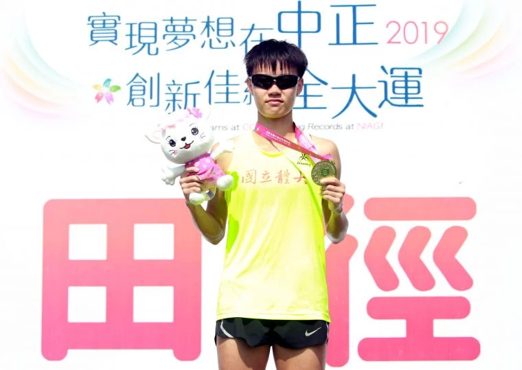 國立體大陳昭郡。林嘉欣/攝影。