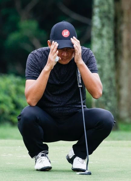 連騼森以兩回合總桿140桿(-4)獲得第二名成績。葉勇宏攝