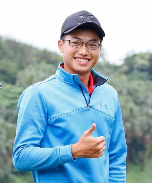 陳裔東以兩回總桿141桿(-3)並列第三。葉勇宏攝
