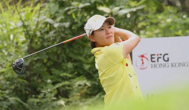 第二回合台灣劉嬿兩天成績(-3)暫並列第七。鍾豐榮攝