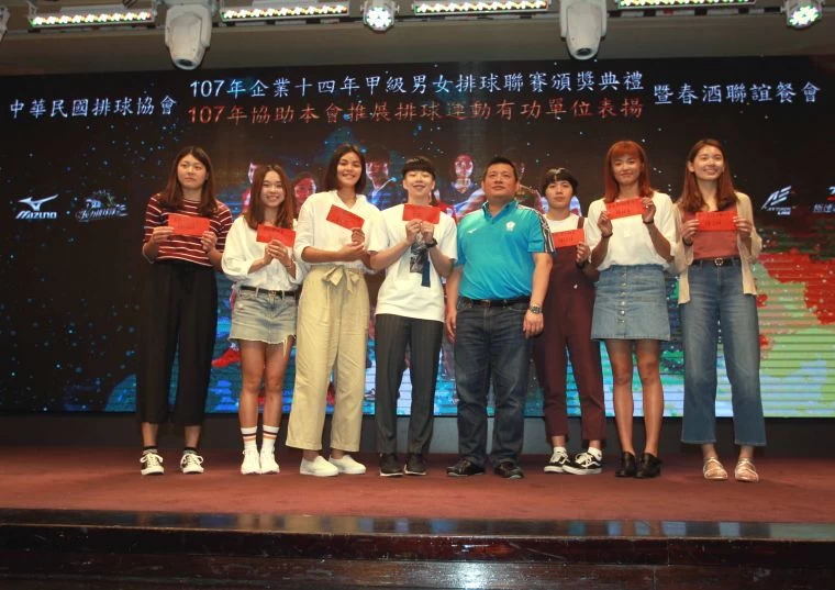 企排14年女子組最佳陣容。林嘉欣/攝影。