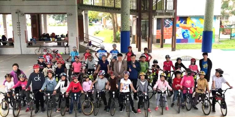 三民國小BMX越野車社團。宜蘭縣自由車運動協會/提供