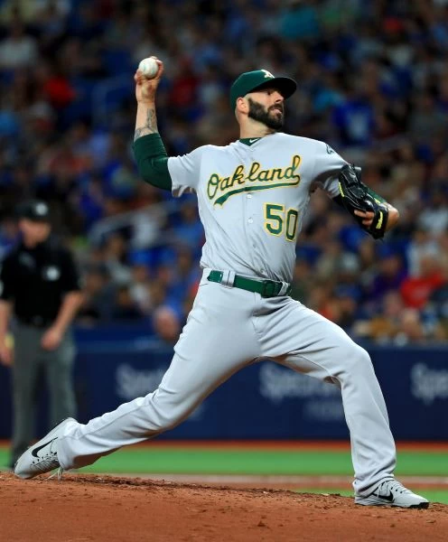 運動家菲爾斯(Mike Fiers)先發,防禦率4.63,近期先發表現相當不錯,主場防禦率更是只有3.60,主場作戰更是值得信賴。法新社