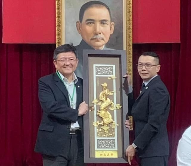 柔術賽前授旗儀式。大會提供
