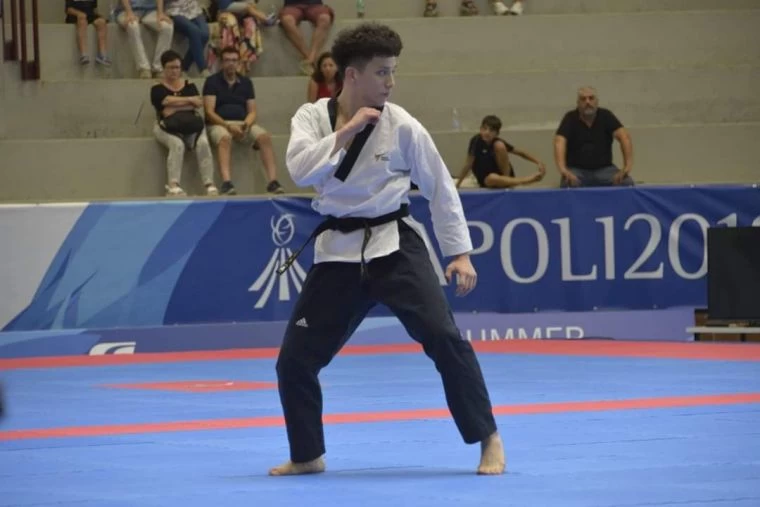李晟綱在決賽因舊傷影響表現,只拿到第五名。蔡佳樺/攝