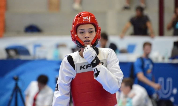 蘇柏亞準決賽驚險勝出,挺進金牌戰。蘇賢恩/攝