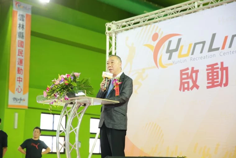 凱格大巨蛋運動股份有限公司董事長鄭資盛。大會提供