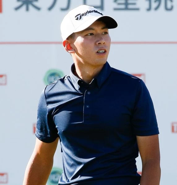 業餘陳宥蓁第一回合69桿(-3),目前業餘表現最佳暫並列第七。葉勇宏攝