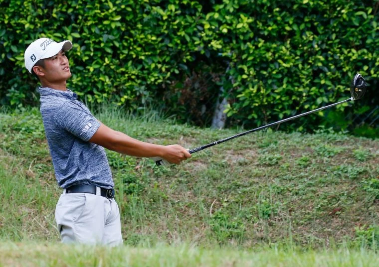蔡宗佑第一回合66桿(-6),暫並列第二。葉勇宏攝