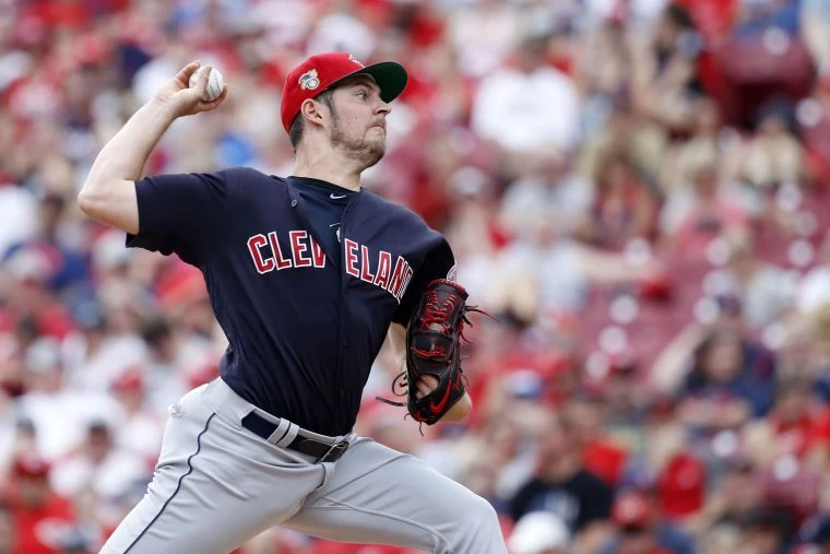 包爾(Trevor Bauer)，近五場登板有三場符合優質先發的內容。法新社