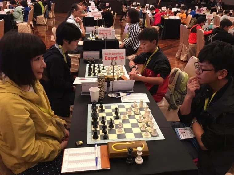 台灣西洋棋國際公開賽,18日在高雄國賓飯店國際廰開戰。大會提供