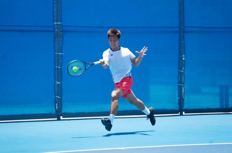 蔡長霖不敵來勢洶洶的日本選手。海碩整合行銷提供