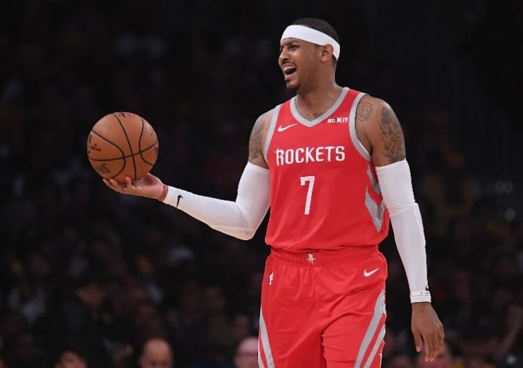 至今仍找不到東家,安東尼在NBA這個舞台還有未來嗎?(法新社)