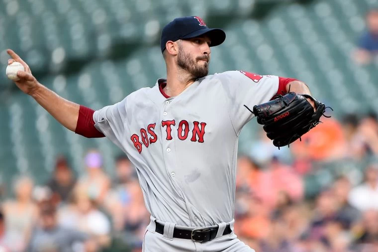 波希羅(Rick Porcello)先發,本季表現糟糕,失分都偏高。法新社