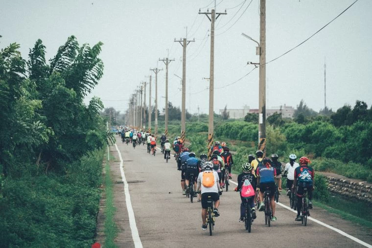雲嘉南濱海小鎮慢旅自行車騎遊。中華民國自行車騎士協會／提供。