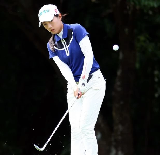 台灣業餘選手侯羽薔兩回合150桿暫並列第十七。大會提供
