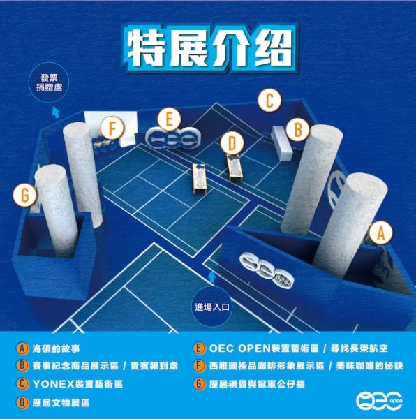海碩網球系列賽特展介紹。海碩整合行銷提供