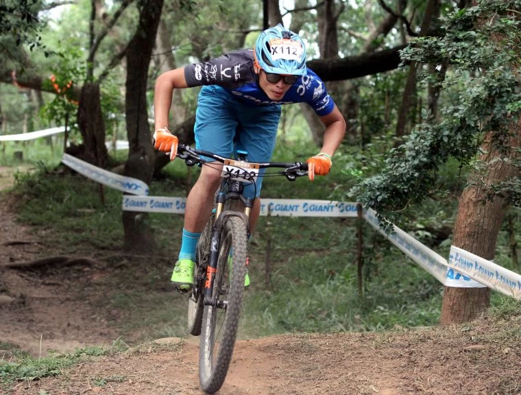江勝山XC越野賽也奪金。捷安特/提供。