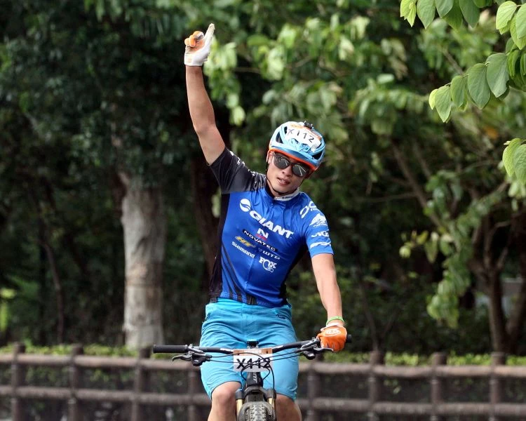 江勝山XC越野賽也奪金。捷安特/提供。