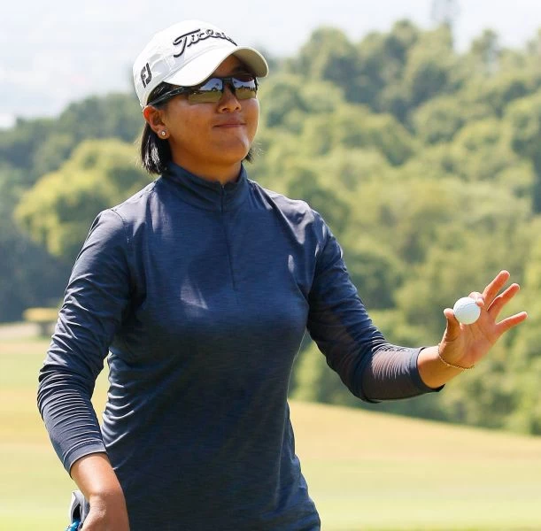林子麒首回合70桿(-2),暫時並列第四。葉勇宏攝