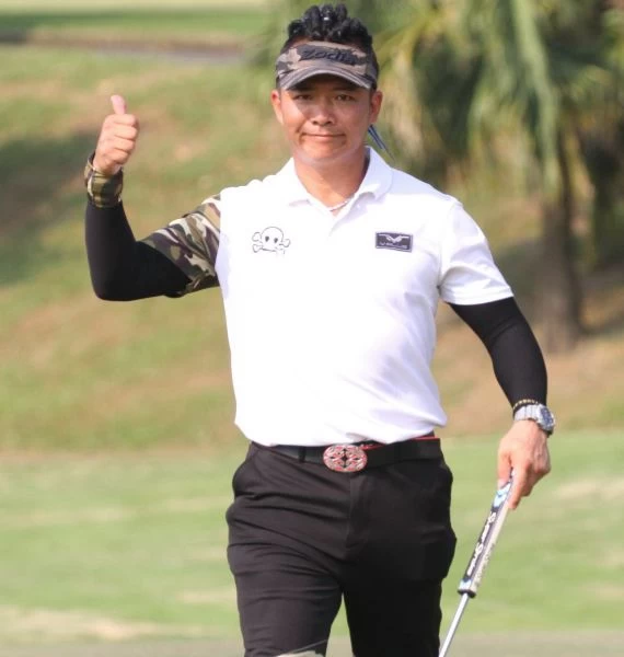 2019南寳TPGA公開賽第一回合李卓全66桿(-6)暫列第二。鍾豐榮攝